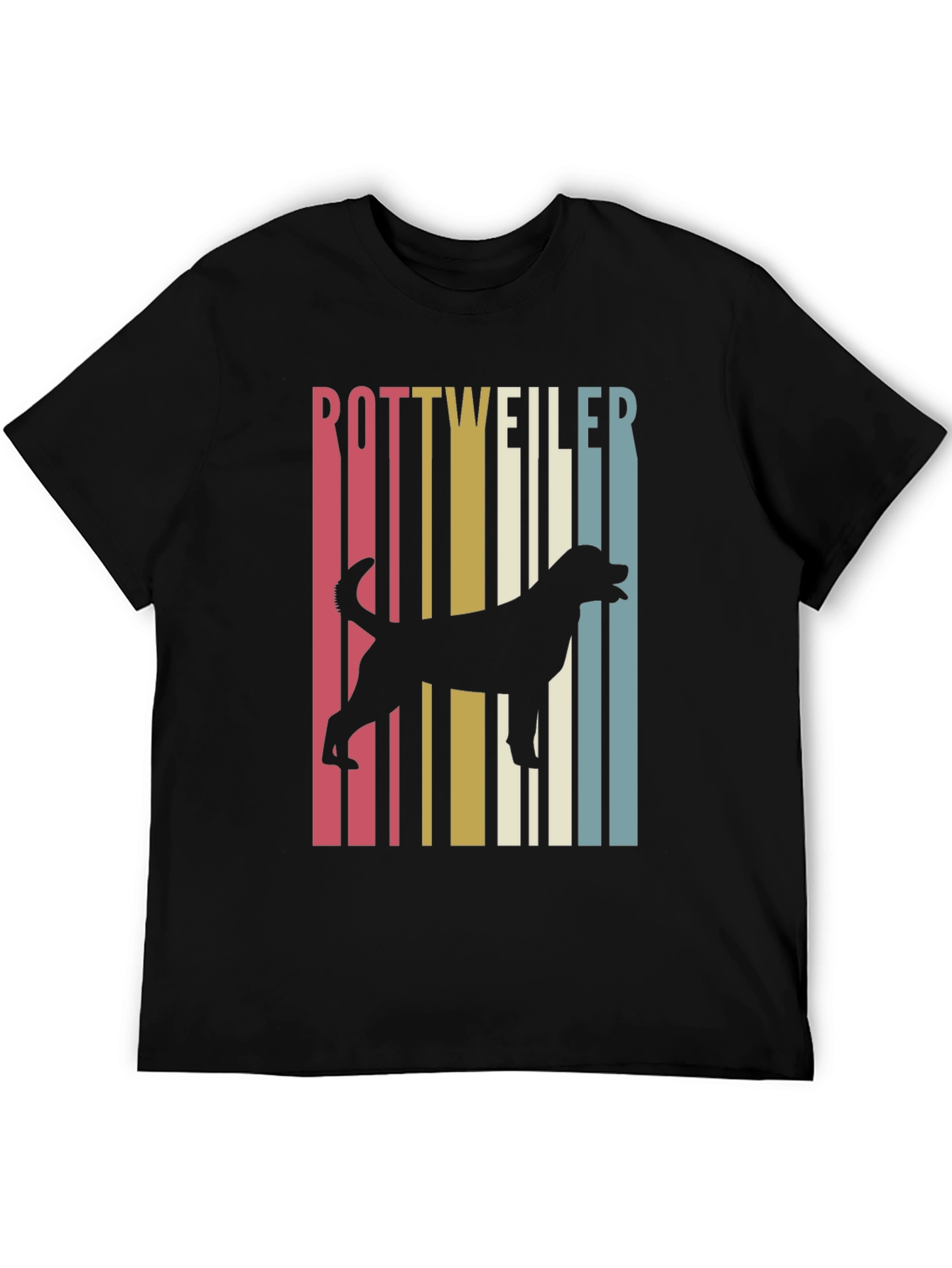Rottweiler Retro Graphic T-Shirt