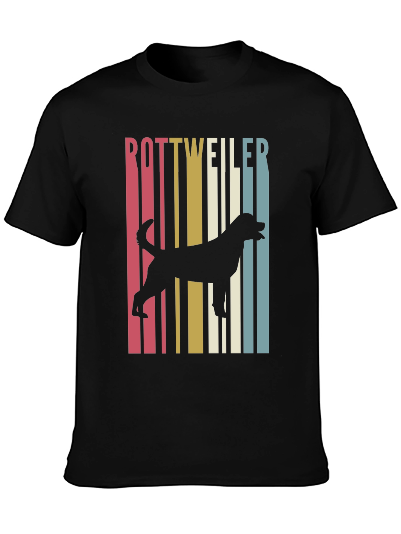 Rottweiler Retro Graphic T-Shirt