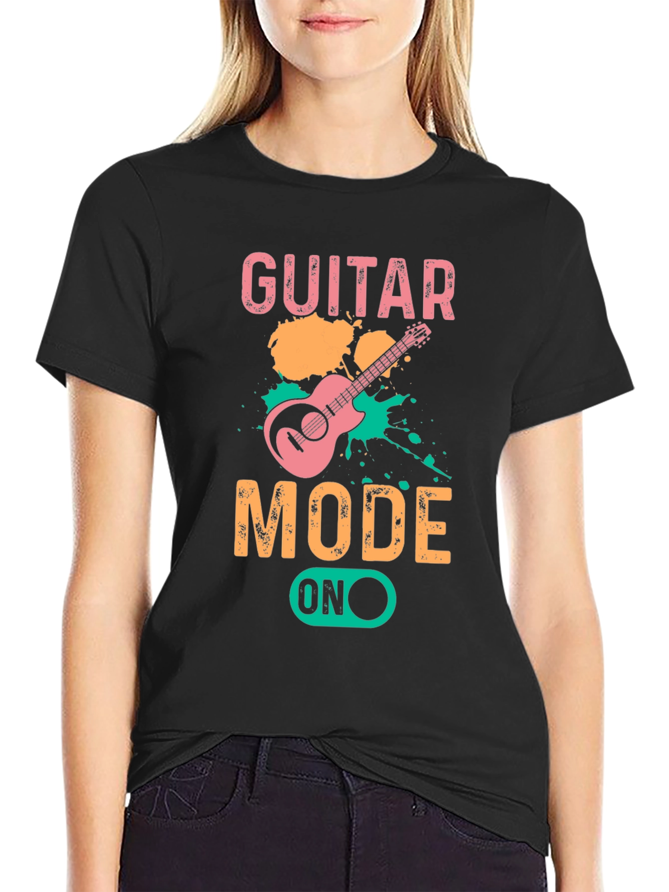 Guitar Mode On Graphic T-Shirt