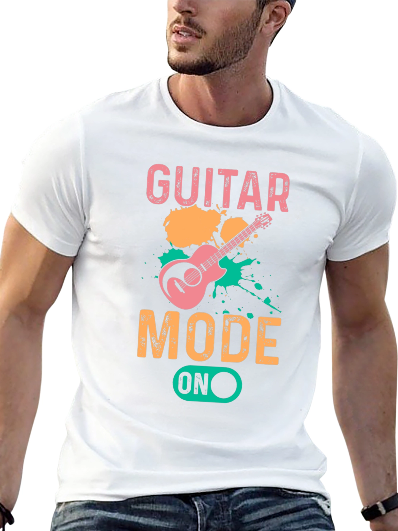 Guitar Mode On Graphic T-Shirt