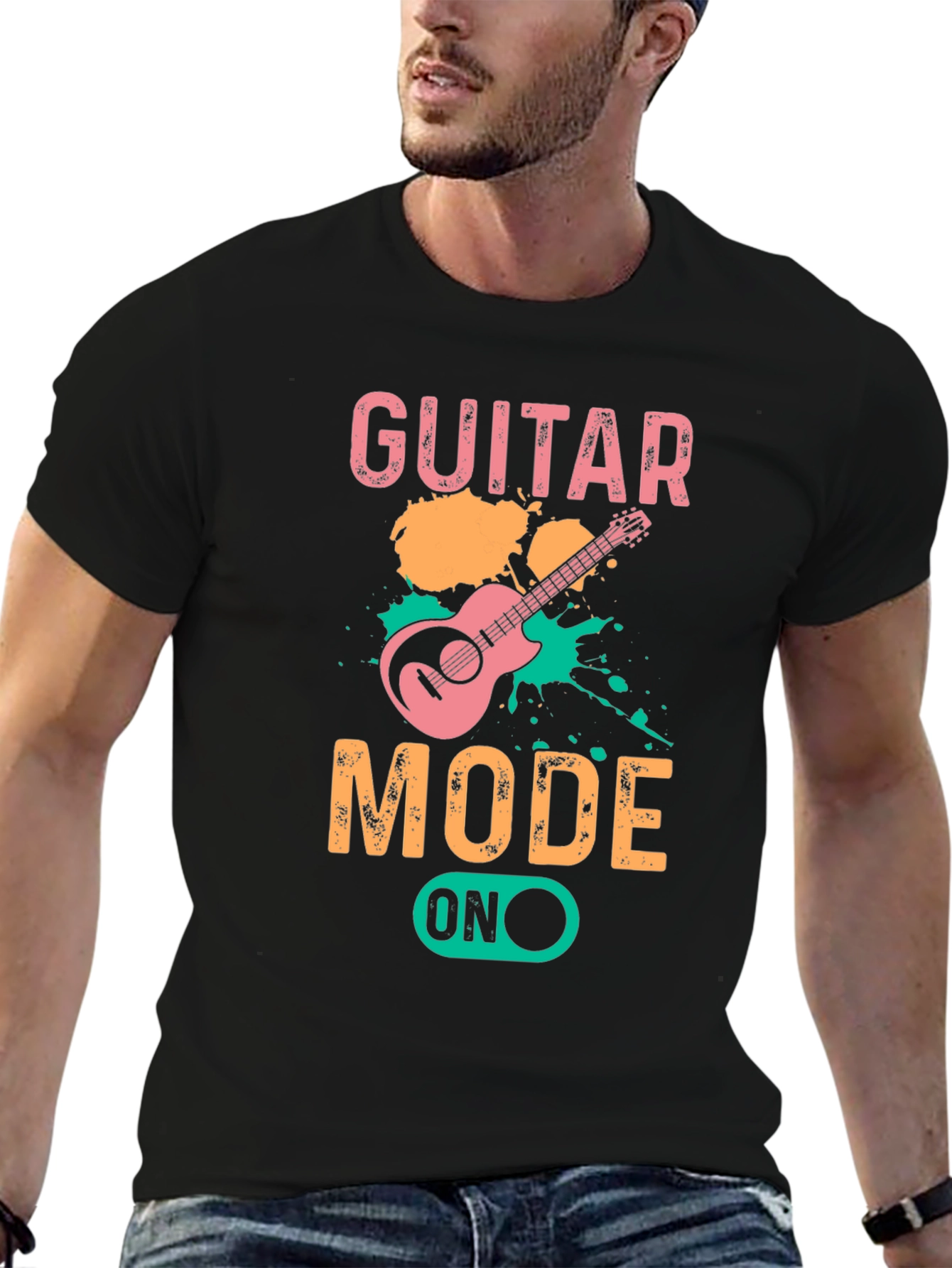 Guitar Mode On Graphic T-Shirt
