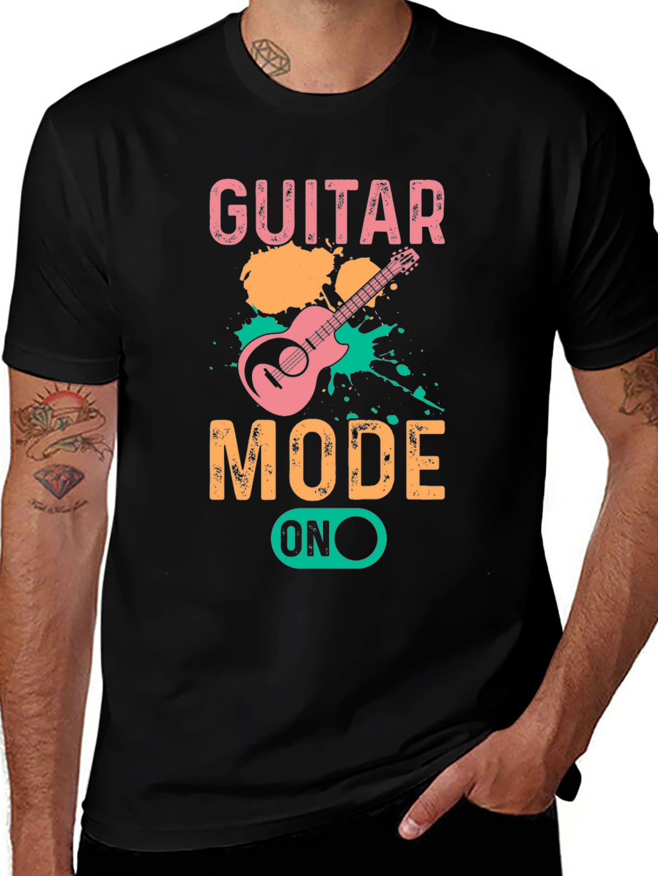 Guitar Mode On Graphic T-Shirt