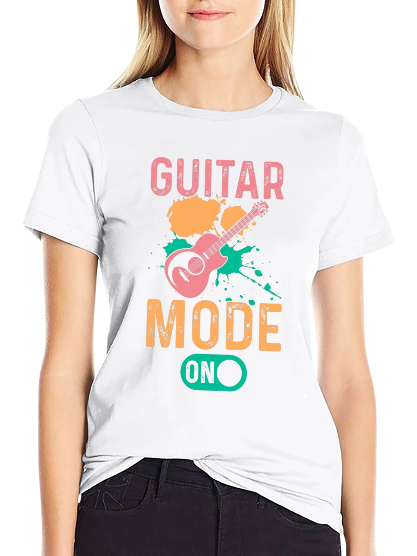 Guitar Mode On Graphic T-Shirt