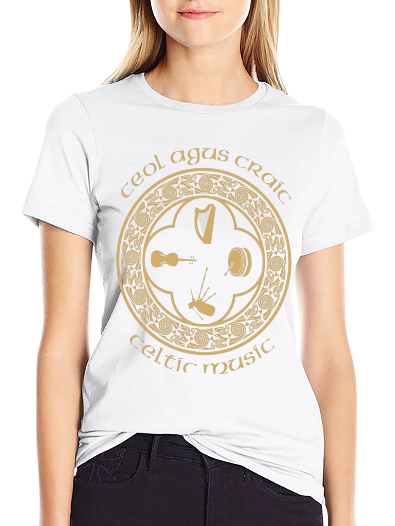 Ceol Agus Craic Celtic Music T-Shirt