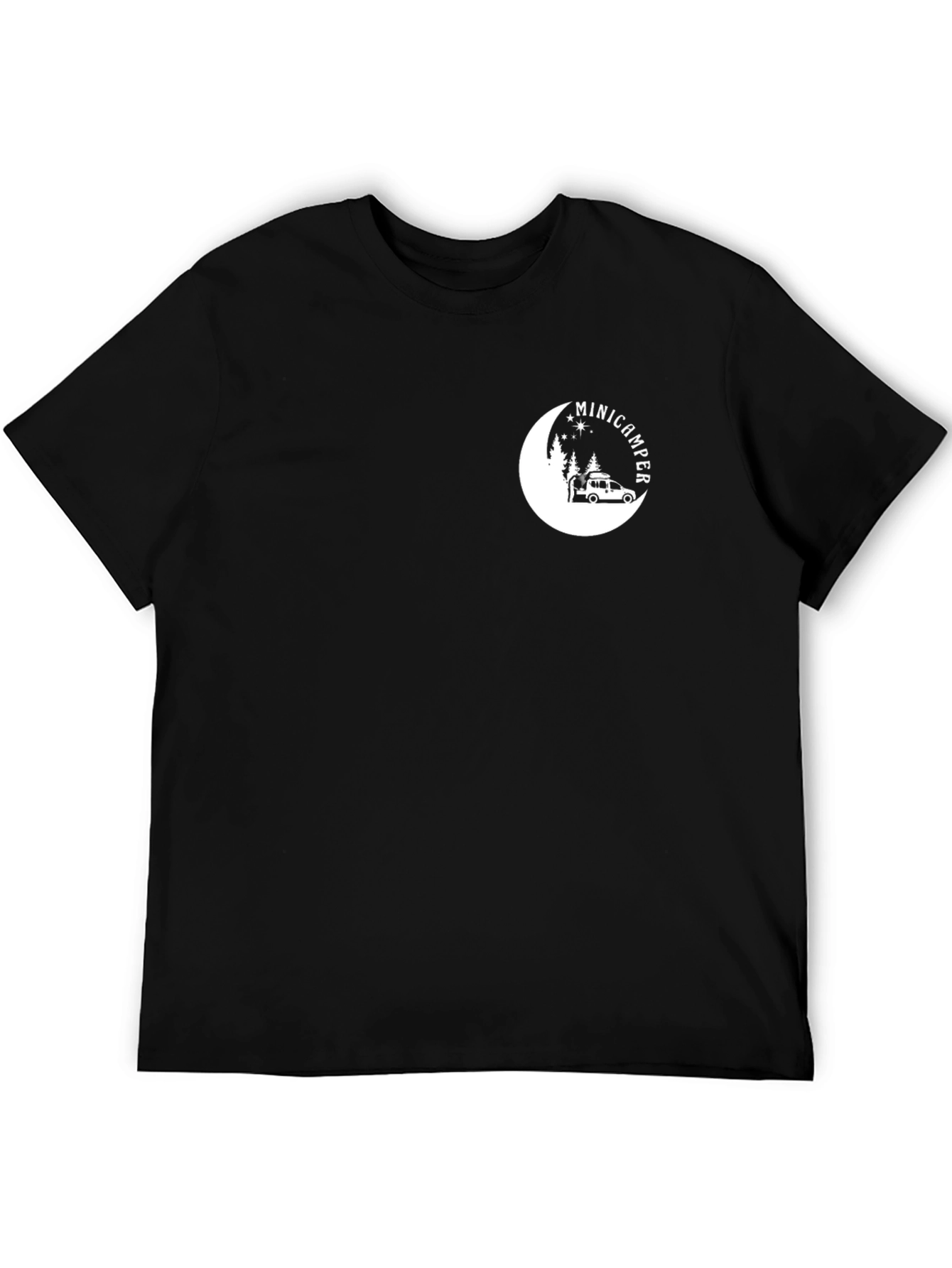 MiniCamper Graphic Tee - Black Camping T-Shirt