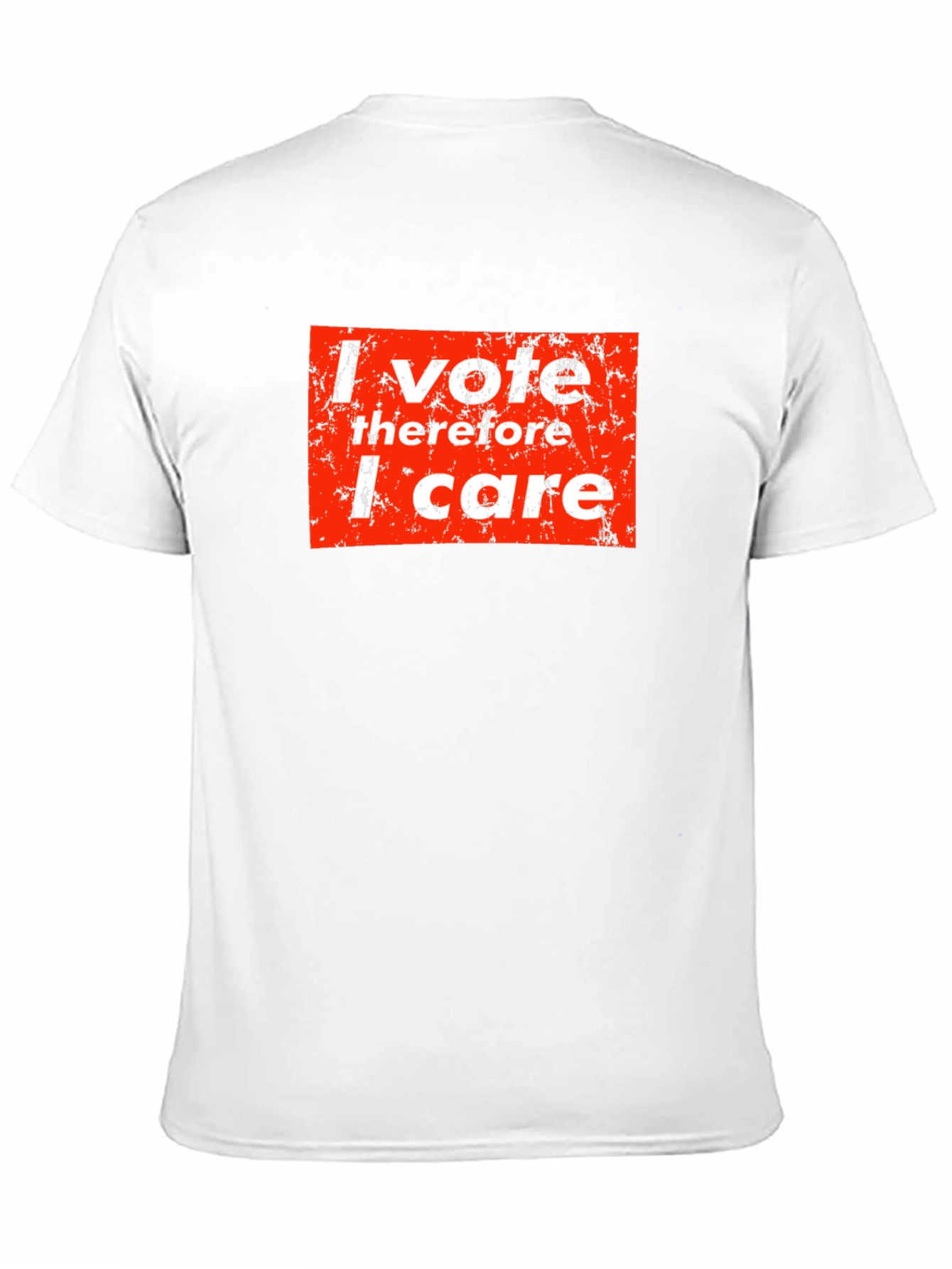 I Vote Therefore I Care Graphic Tee