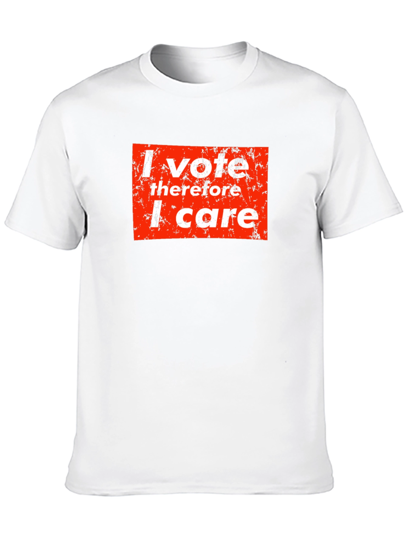 I Vote Therefore I Care Graphic Tee