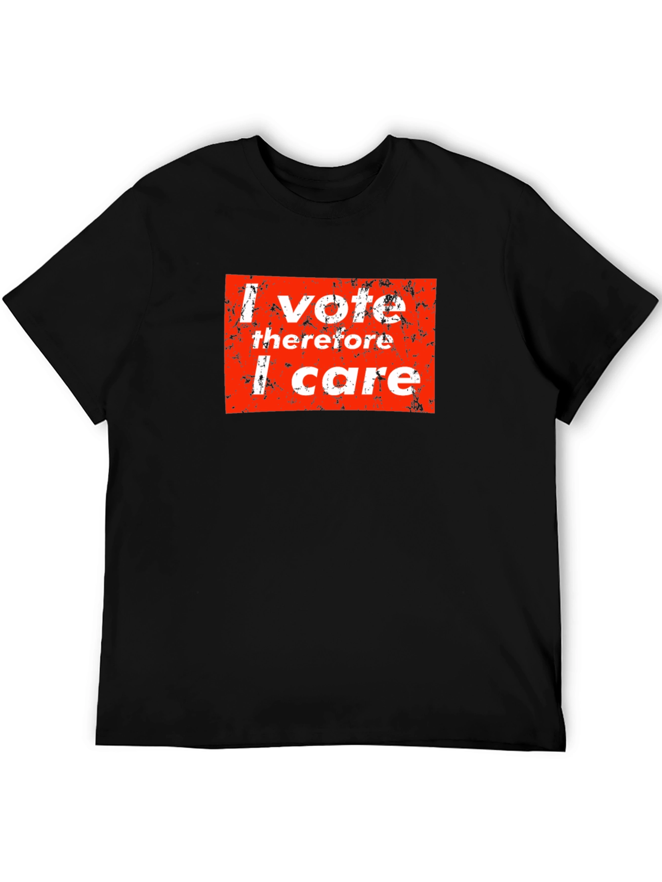 I Vote Therefore I Care Graphic Tee
