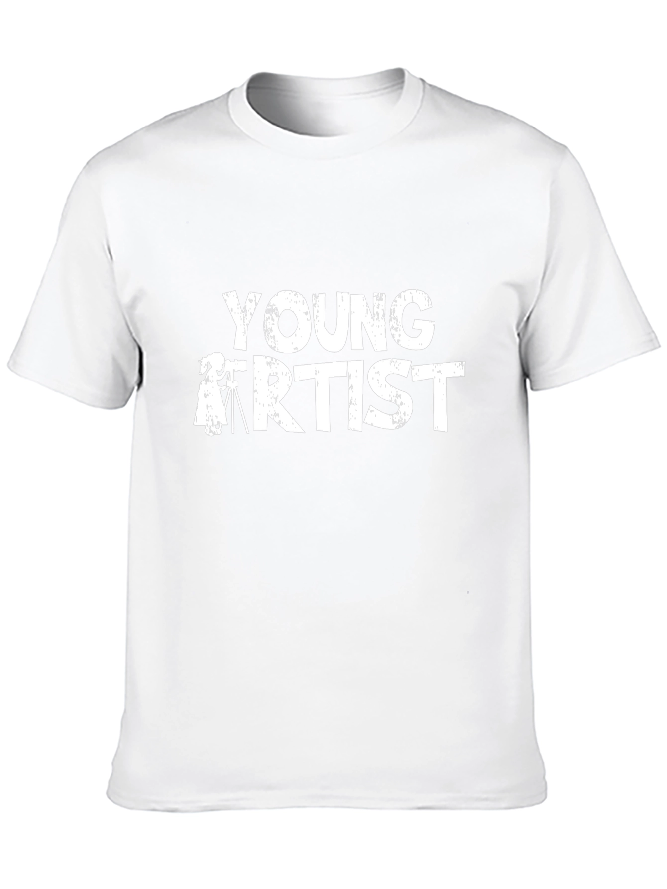 Young Artist Graphic Tee - Black Cotton T-Shirt