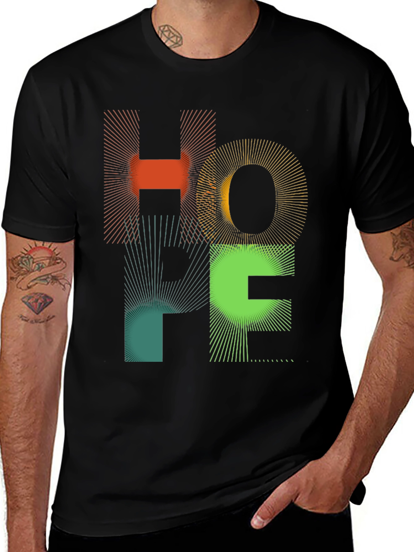 HOPE Graphic Tee - Vibrant Print