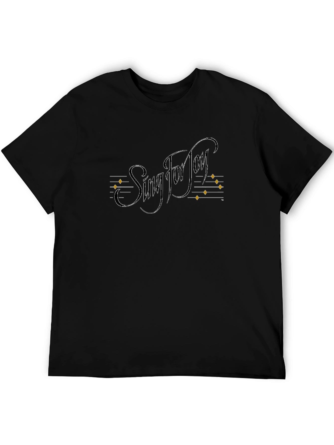 Sing For Joy Black Graphic Tee
