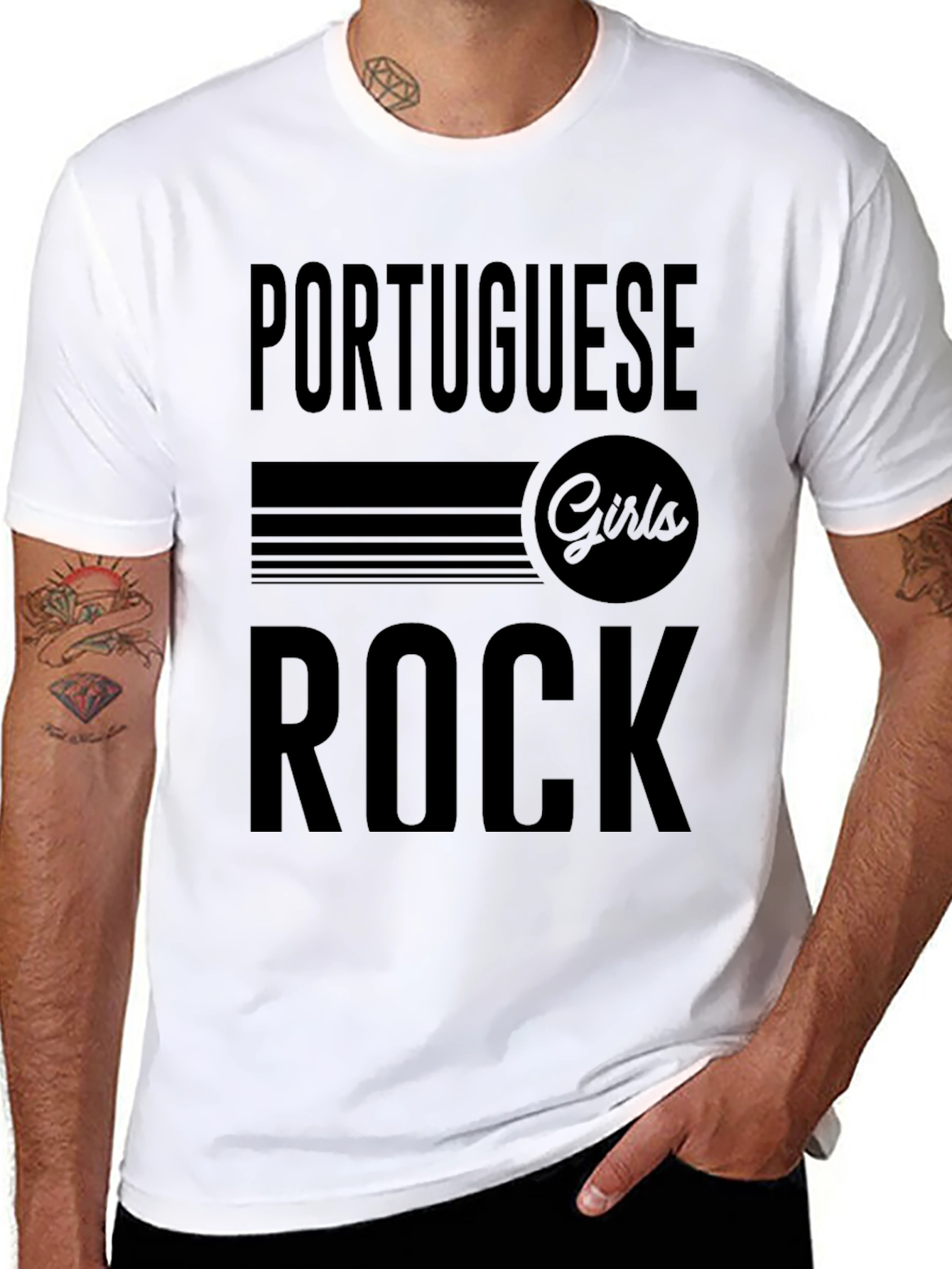 Portuguese Girls Rock Graphic T-Shirt