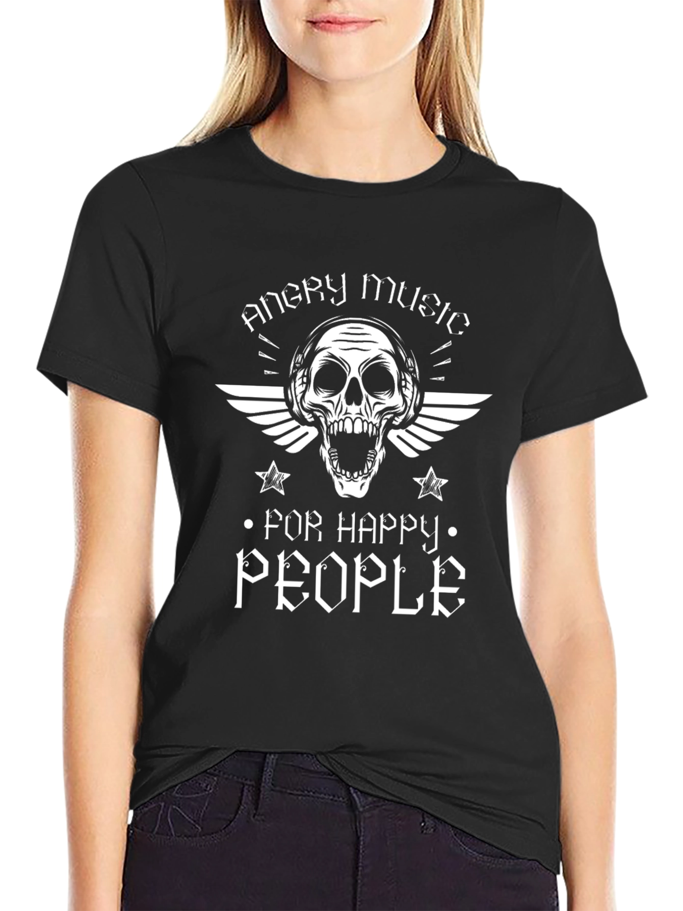 Angry Music for Happy People Graphic T-Shirt