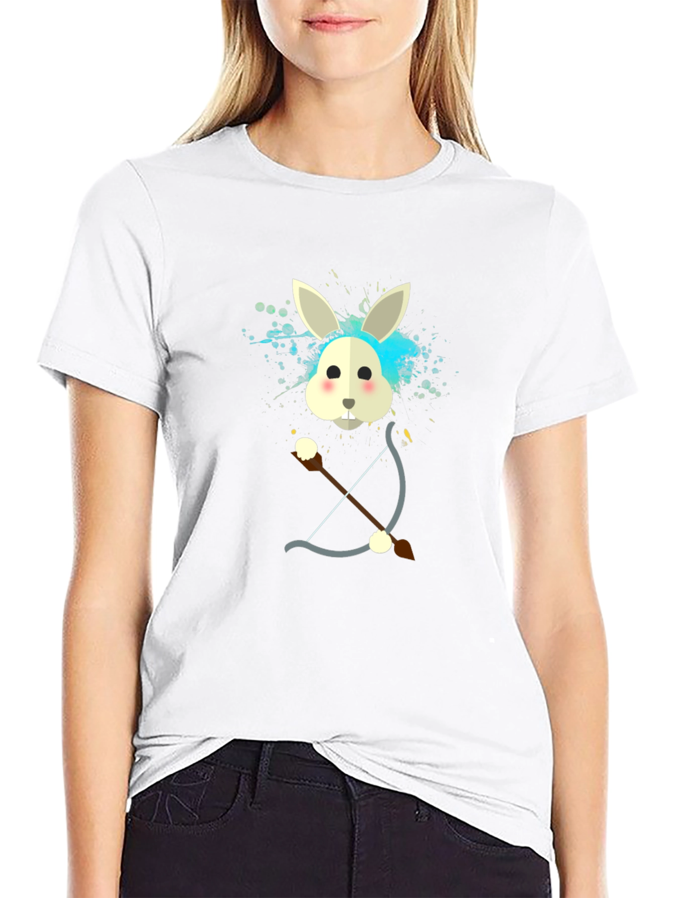 Rabbit Archer Graphic T-Shirt