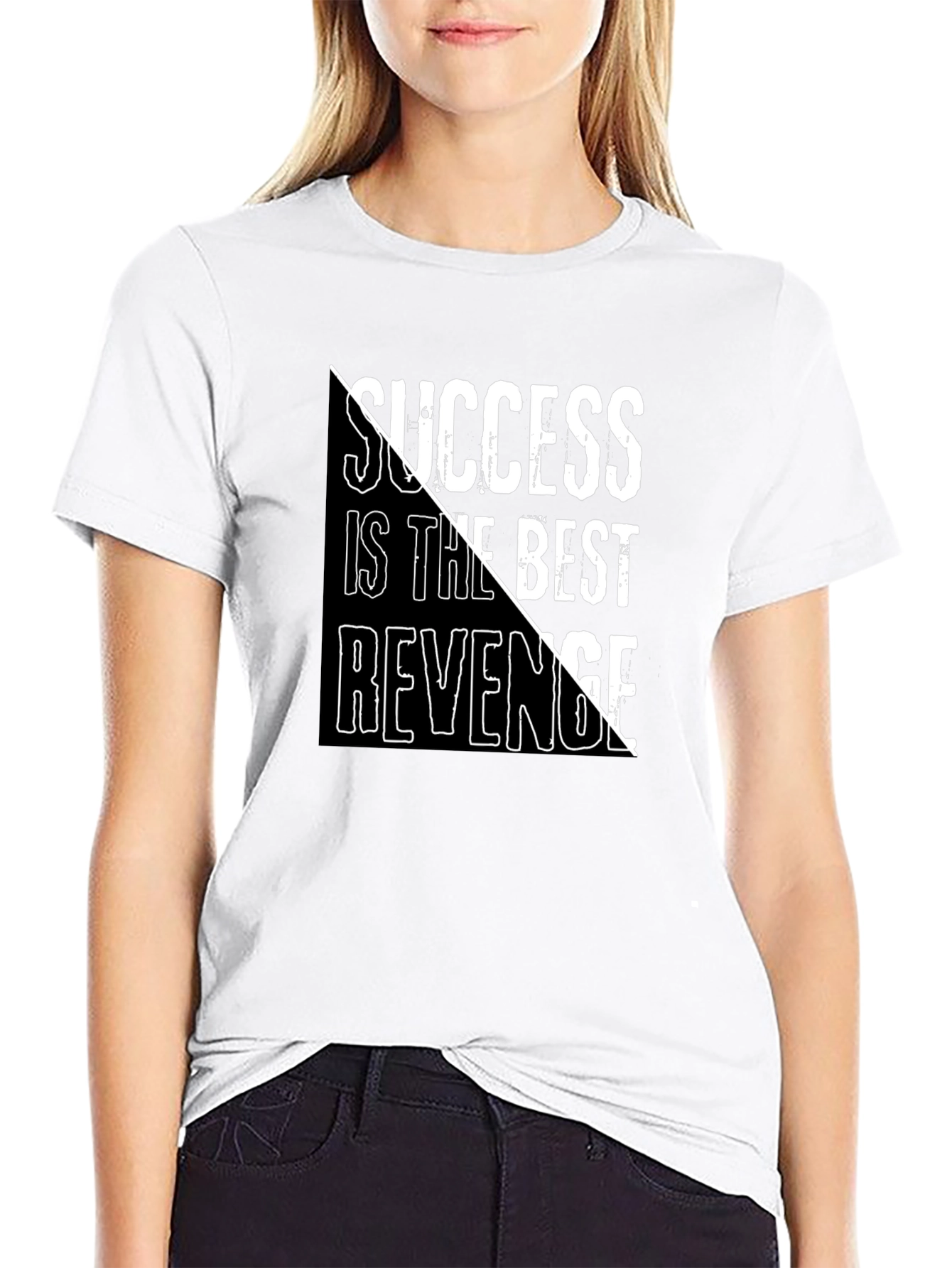 Success is the Best Revenge Black T-Shirt