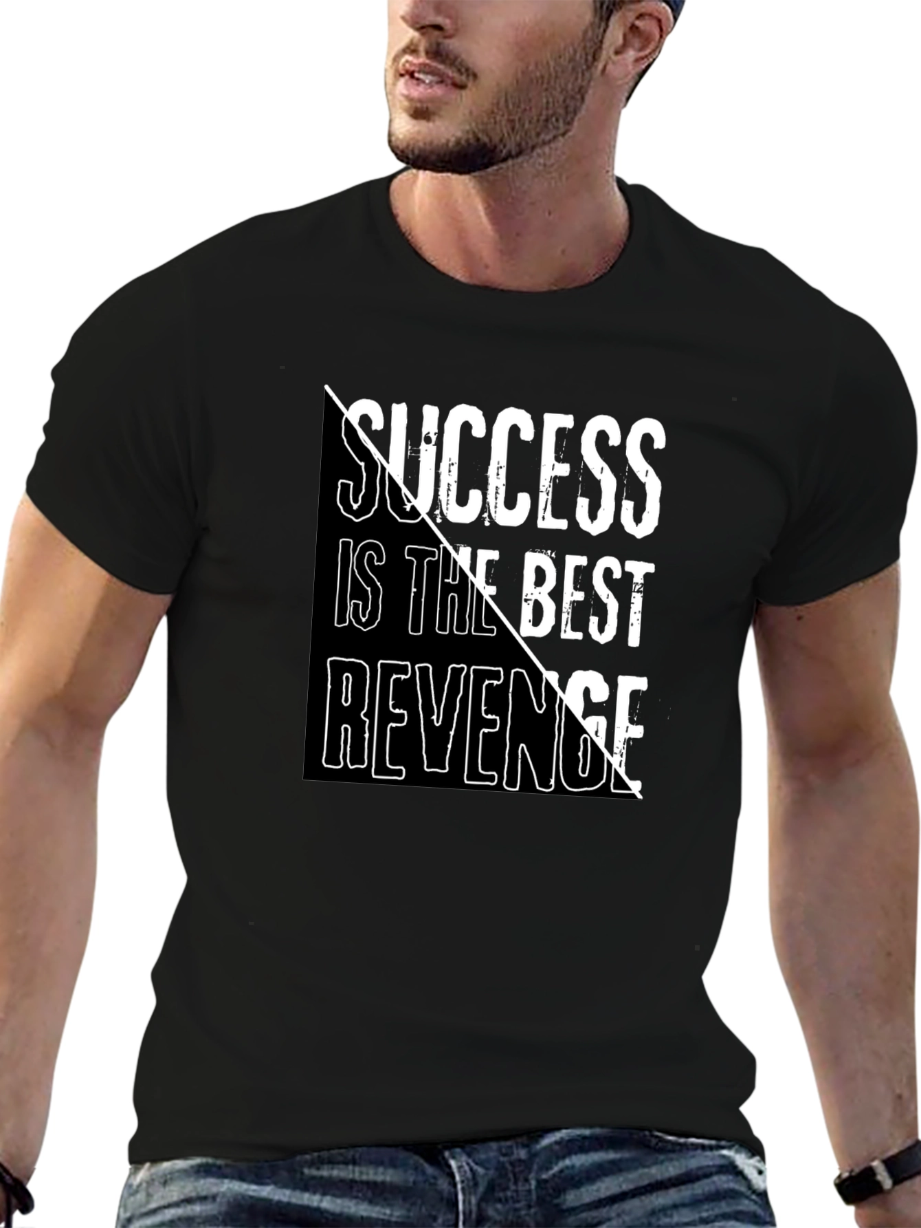 Success is the Best Revenge Black T-Shirt