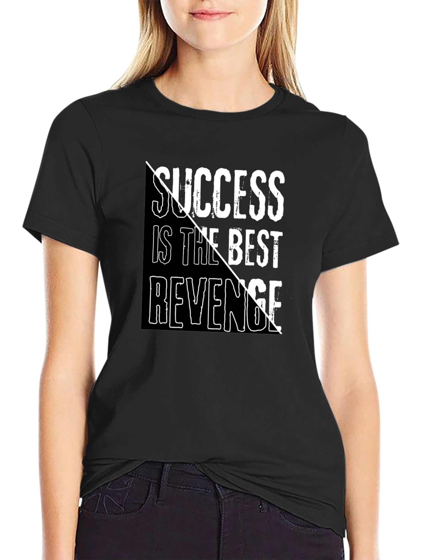 Success is the Best Revenge Black T-Shirt