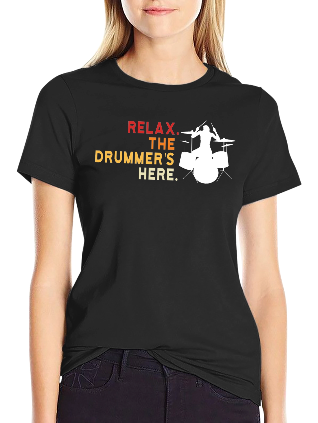 Relax The Drummers Here - Graphic T-Shirt