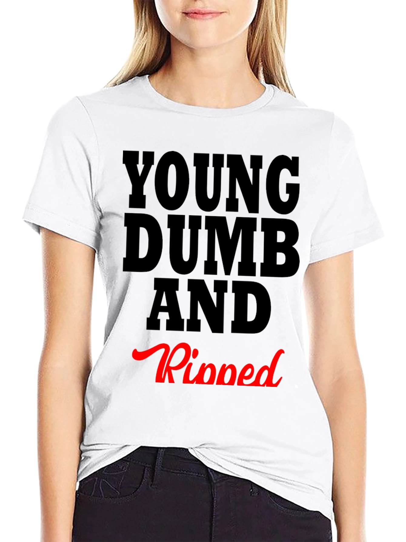 Young Dumb and Ripped Graphic Tee