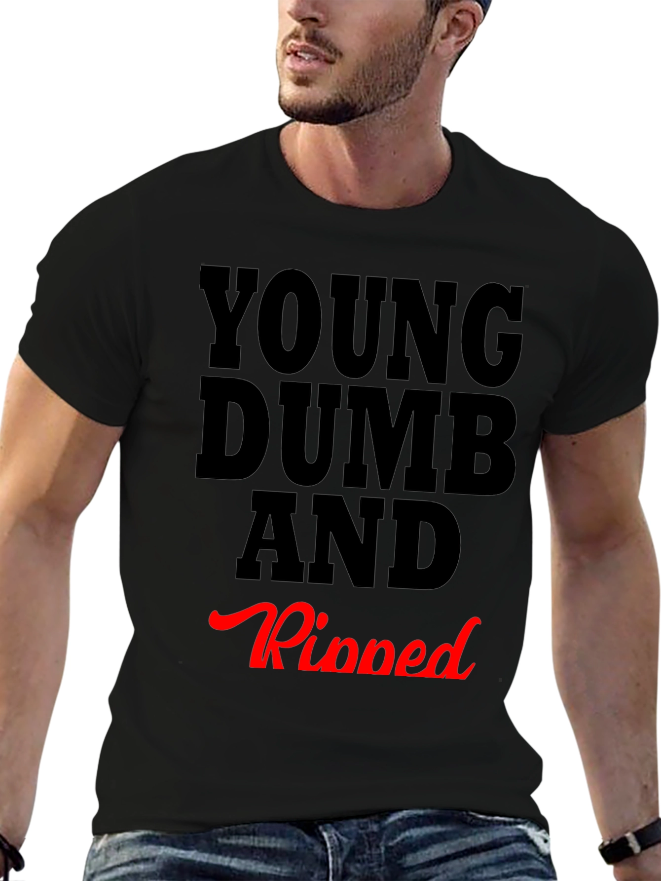 Young Dumb and Ripped Graphic Tee