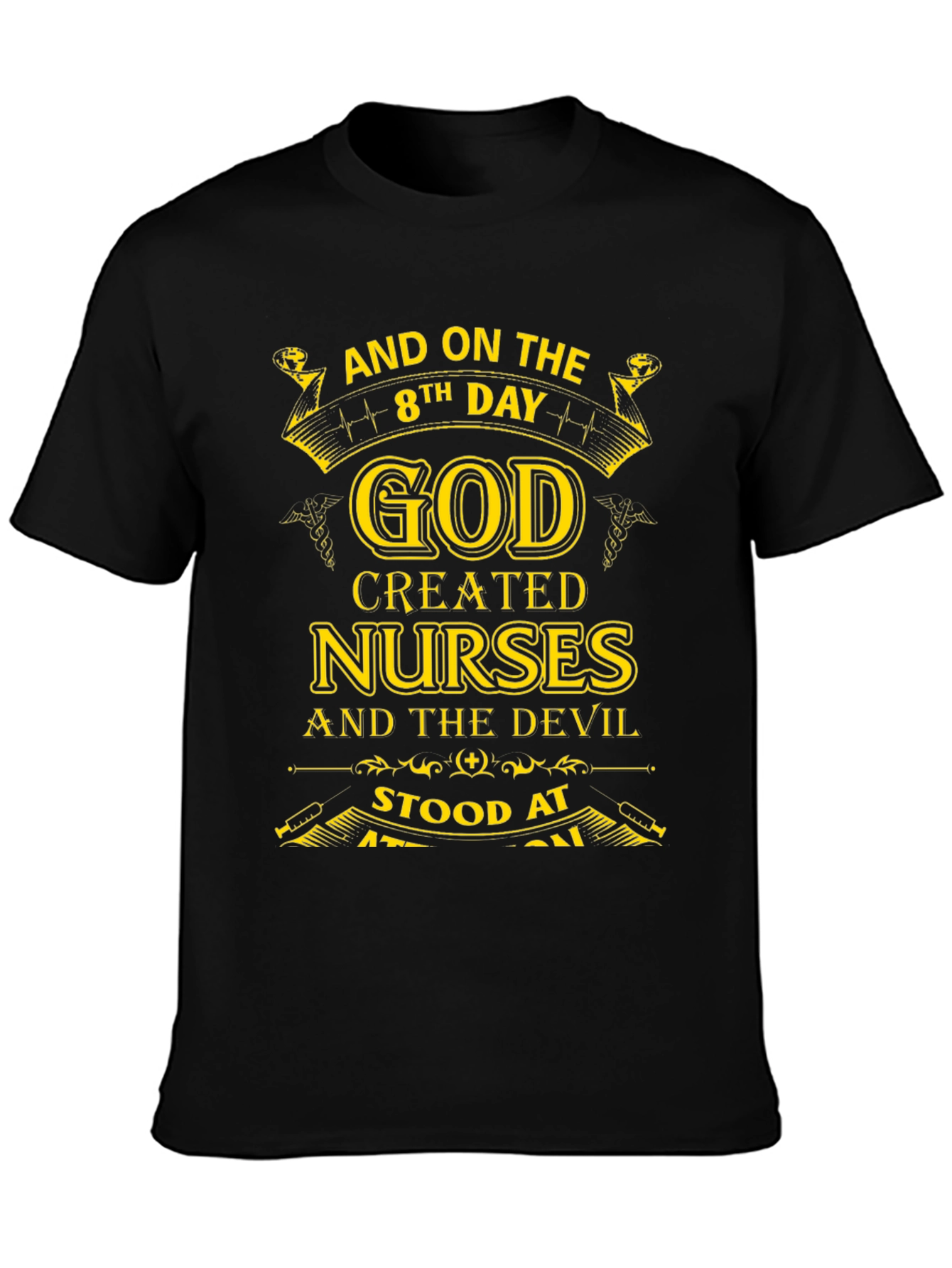 Nurse Gift T-Shirt - God Created Nurses