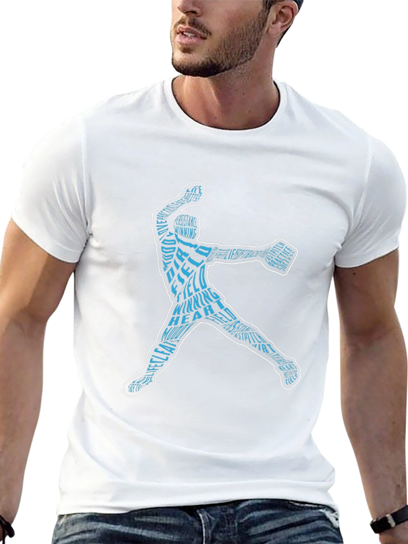 Baseball Pitcher Graphic Tee