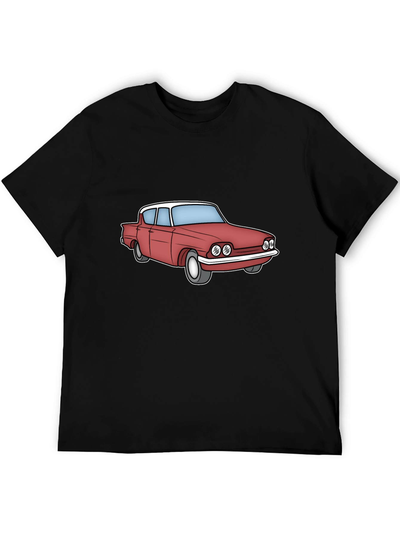 Classic Car Graphic Tee - Black