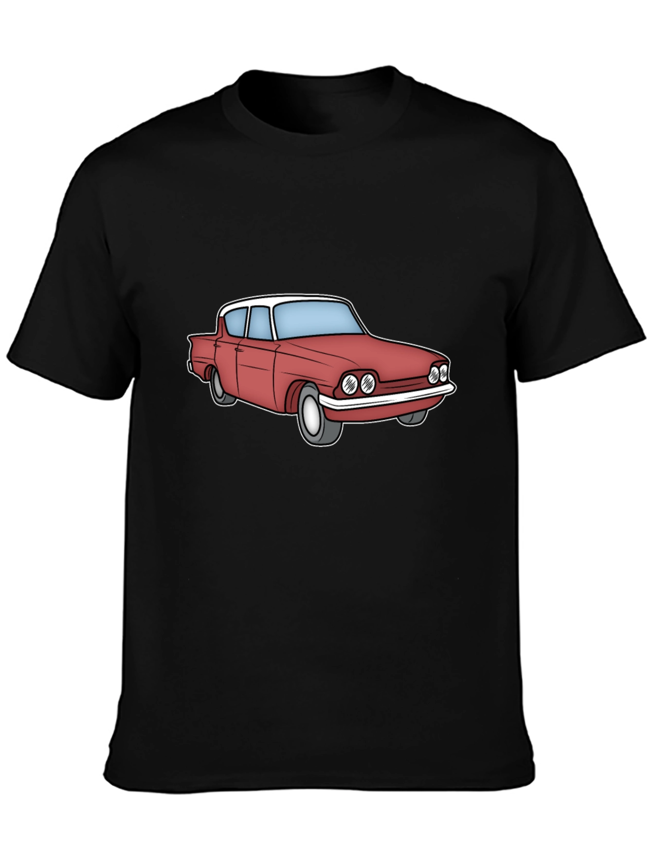Classic Car Graphic Tee - Black