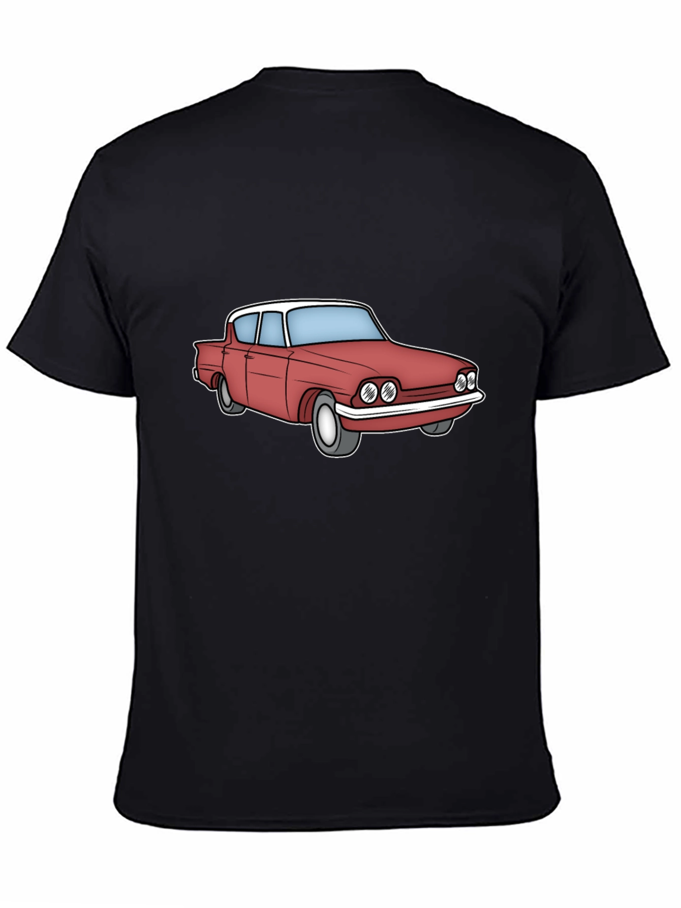Classic Car Graphic Tee - Black