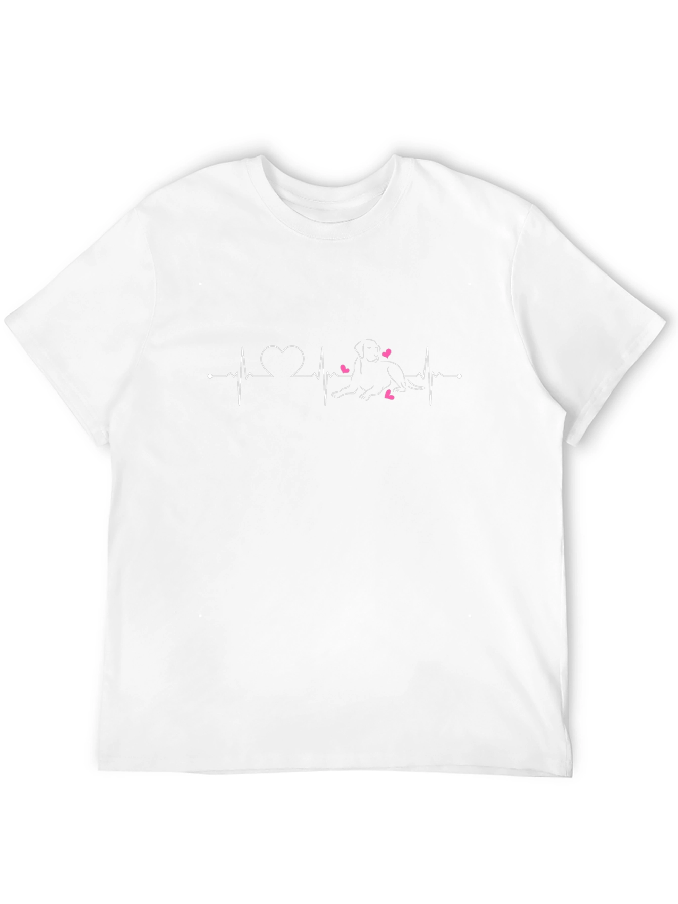 Dog Heartbeat T-Shirt - Love Your Labrador Tee