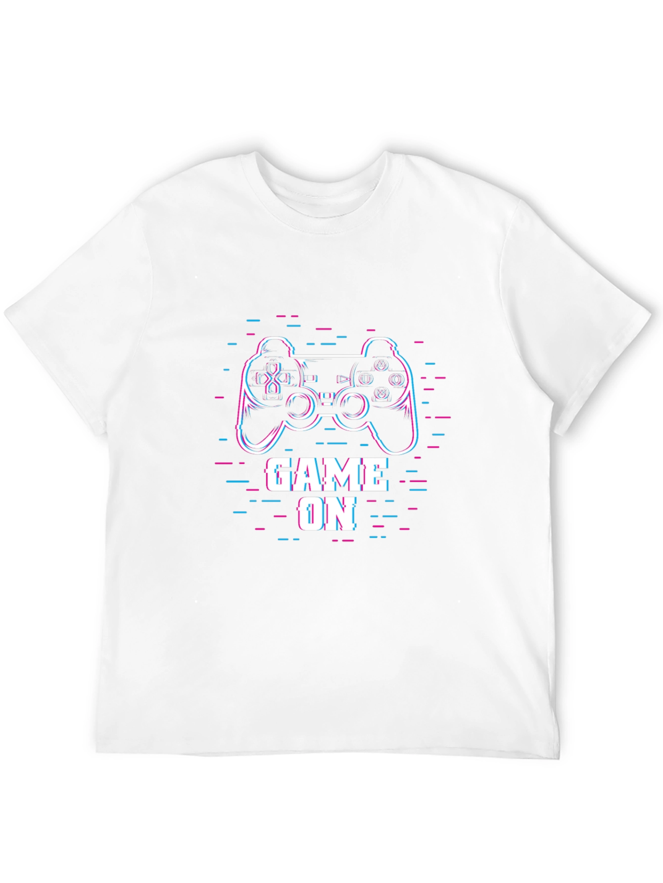Game On Black T-Shirt Gamer Graphic Tee