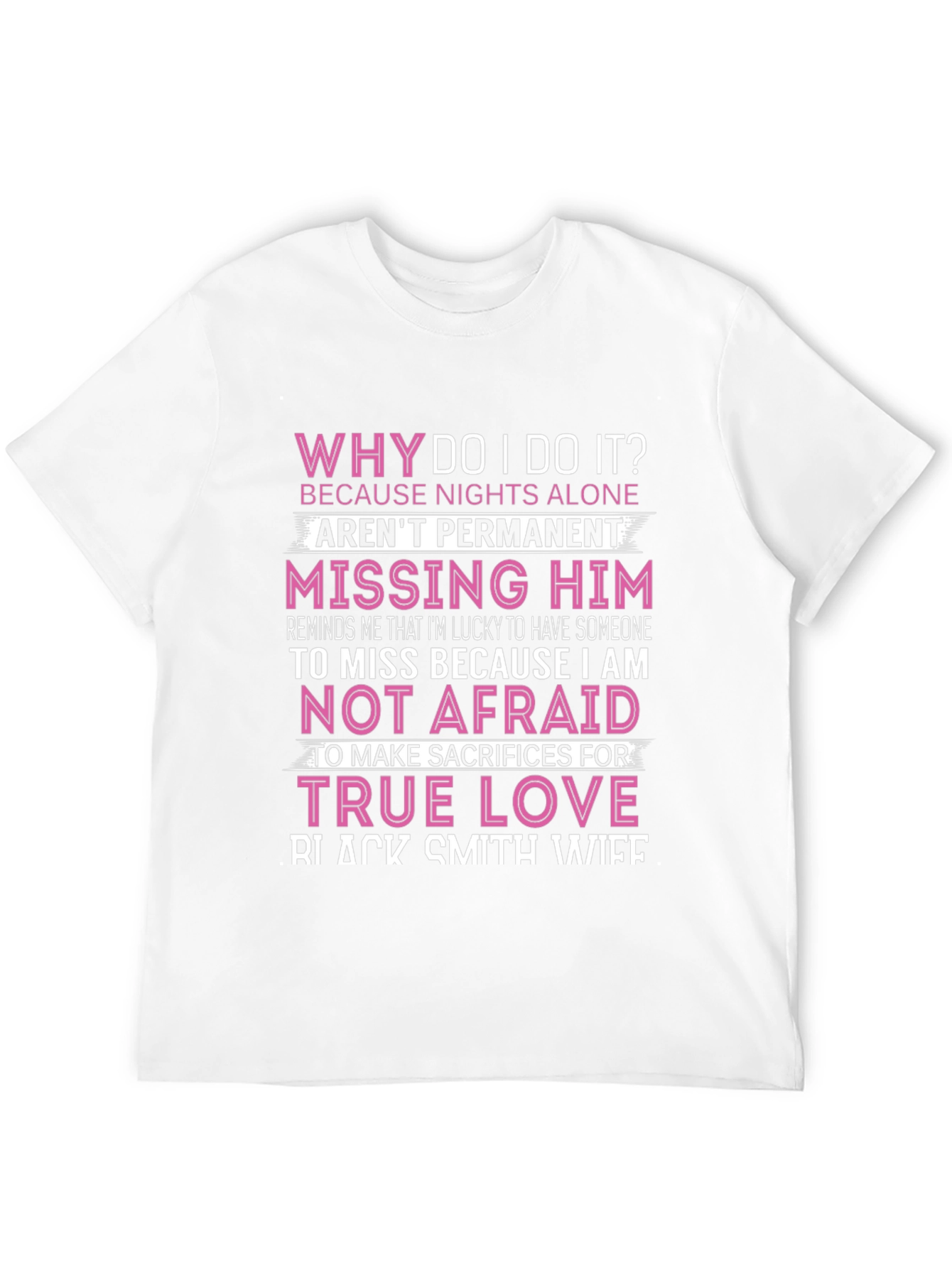 Why Do I Do It? Black T-Shirt