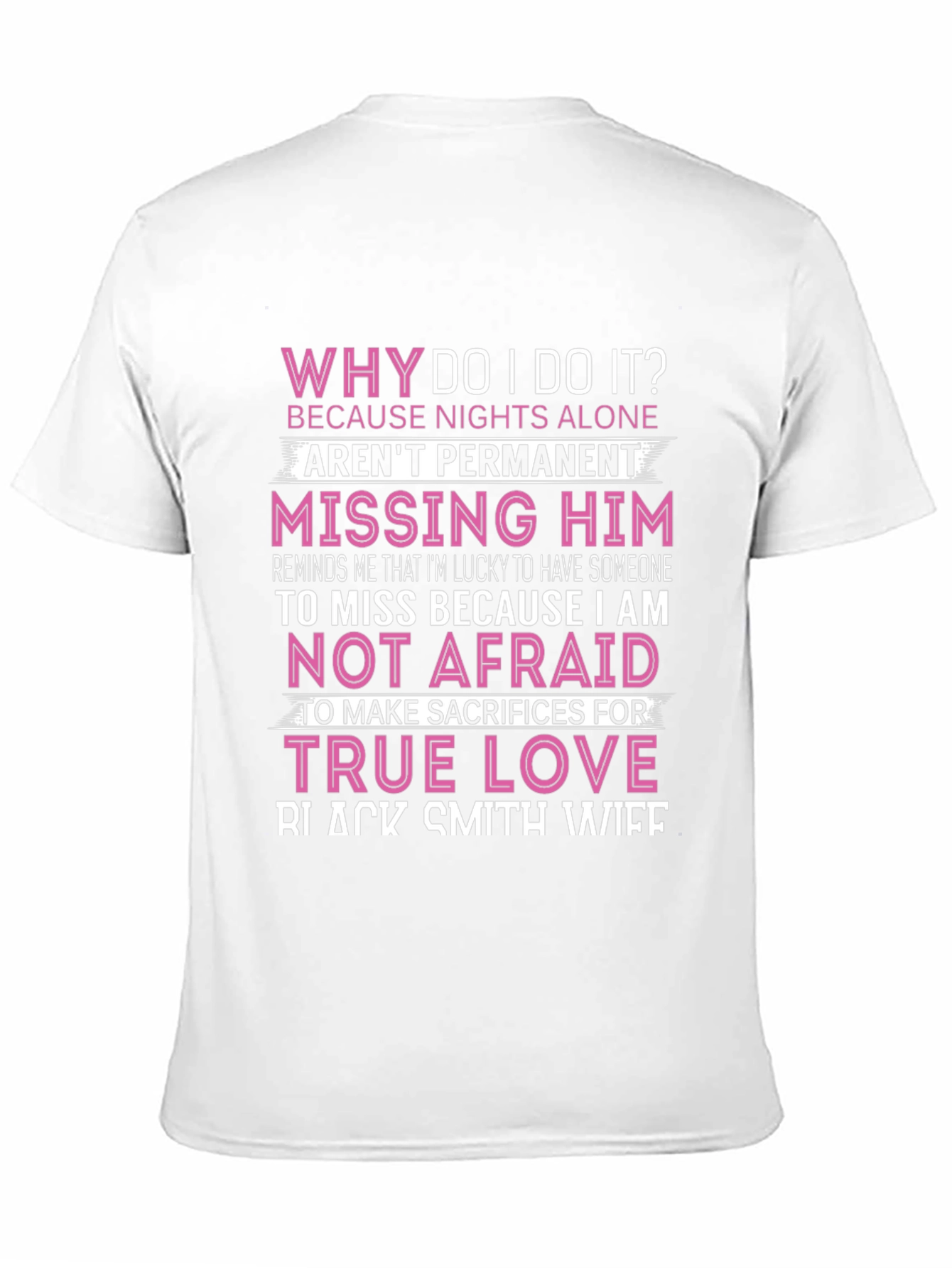 Why Do I Do It? Black T-Shirt