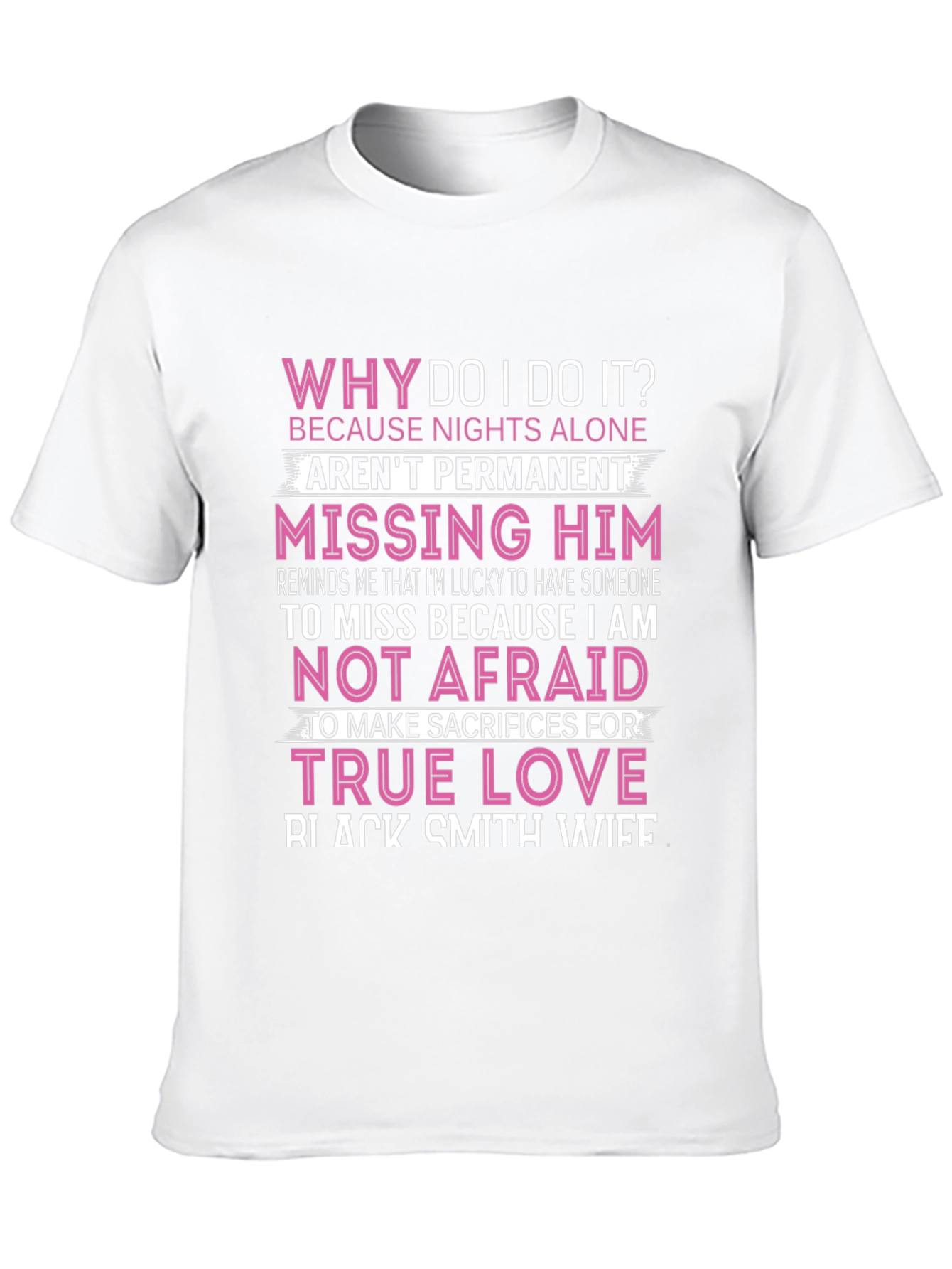 Why Do I Do It? Black T-Shirt