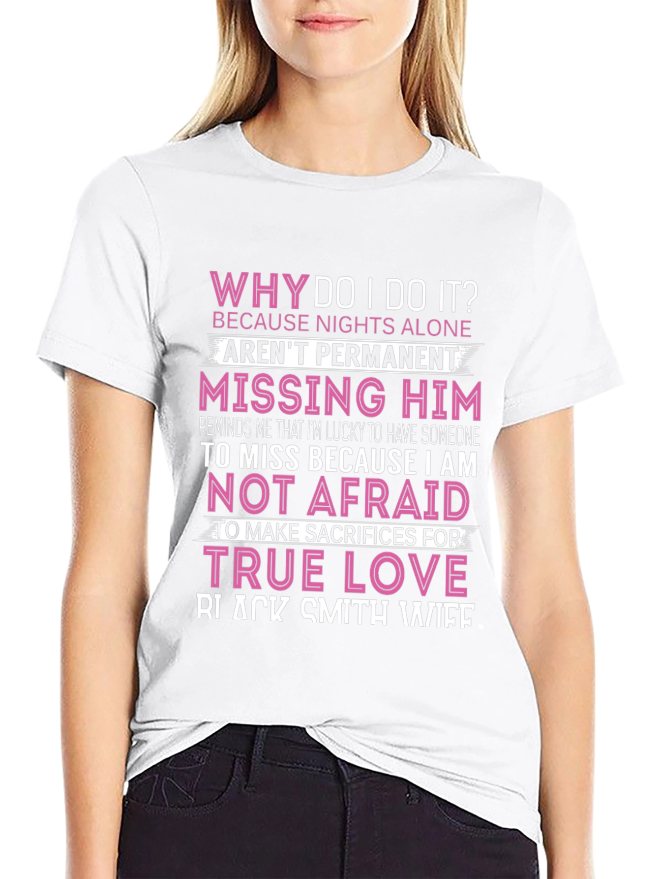 Why Do I Do It? Black T-Shirt
