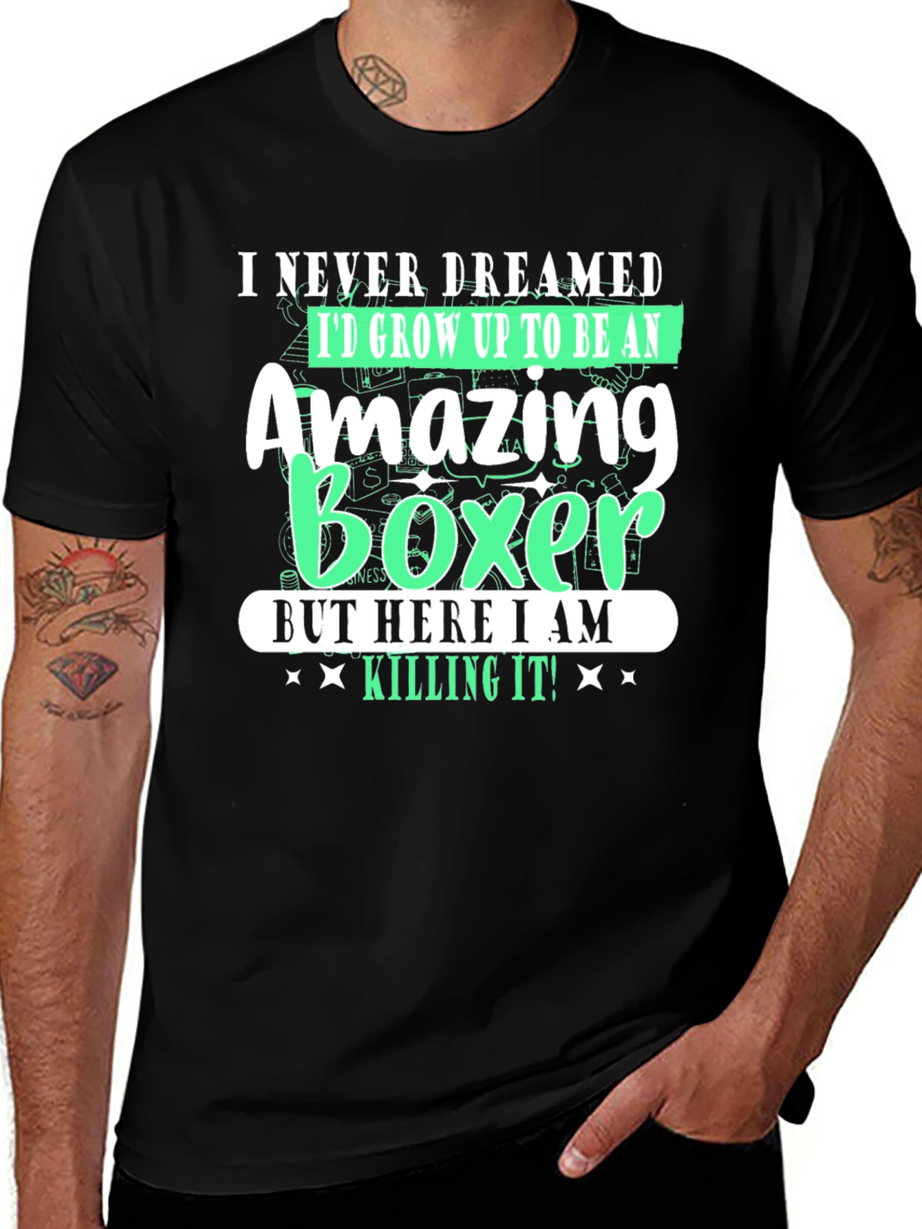 Amazing Boxer Graphic T-Shirt