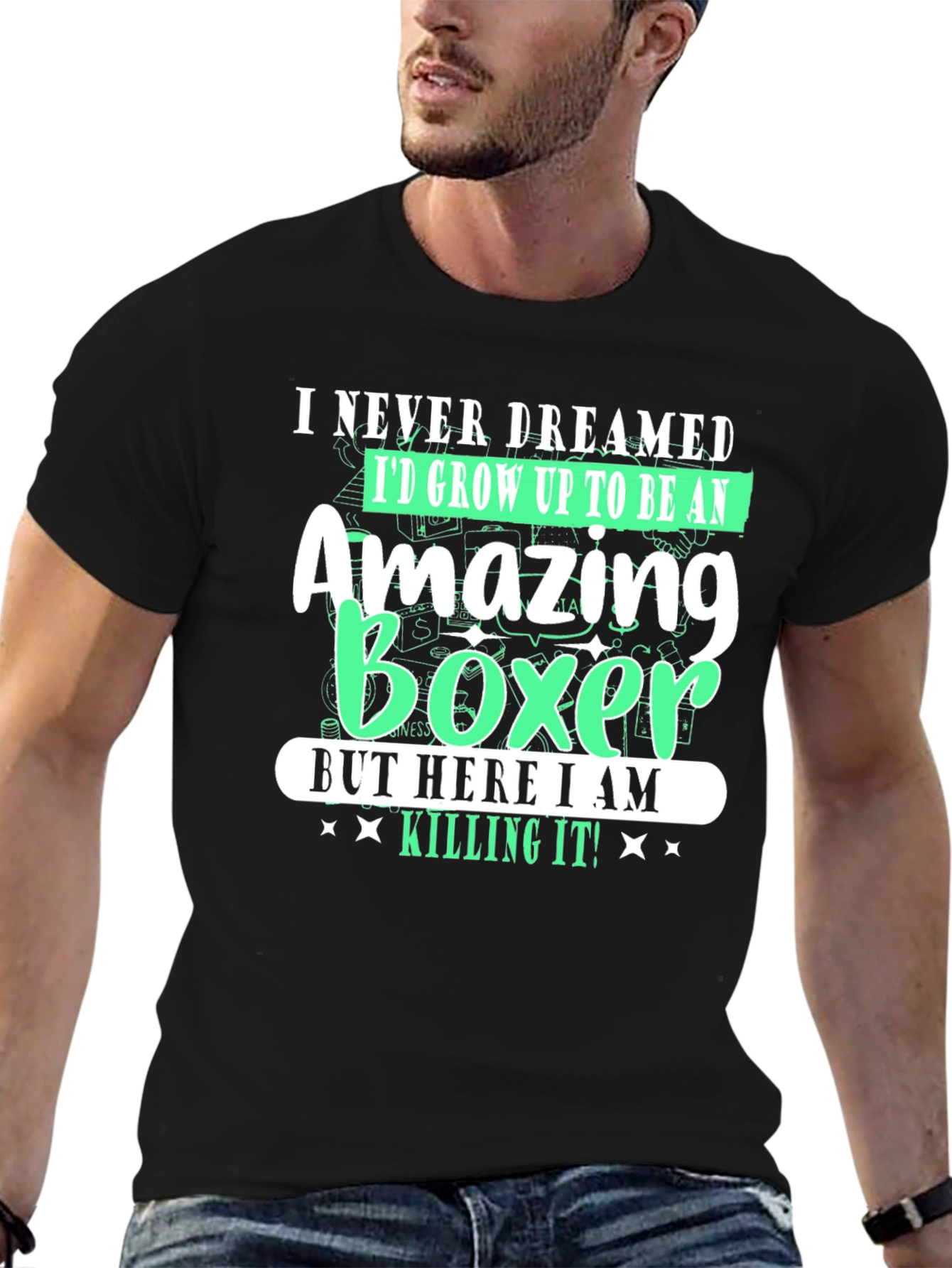 Amazing Boxer Graphic T-Shirt
