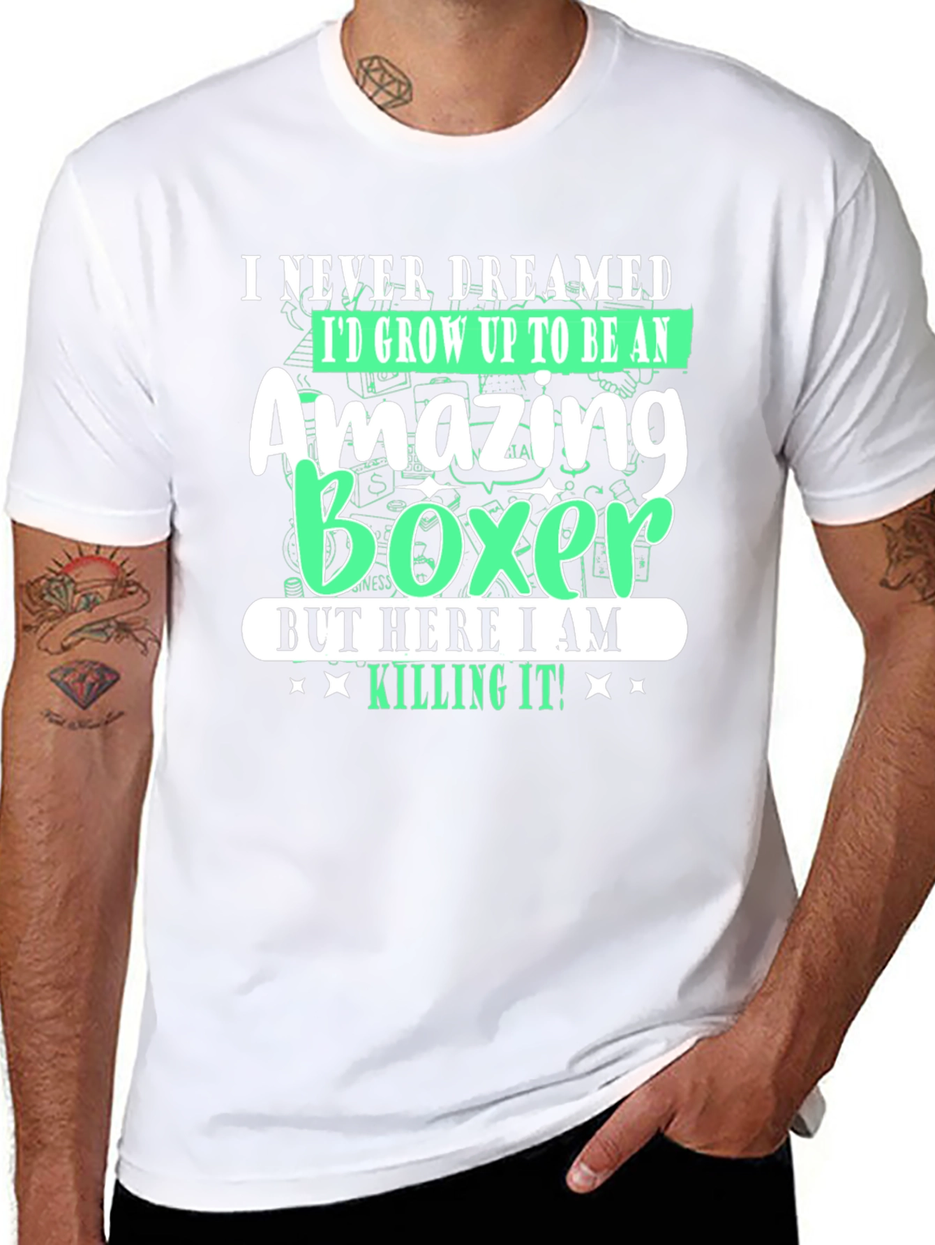 Amazing Boxer Graphic T-Shirt