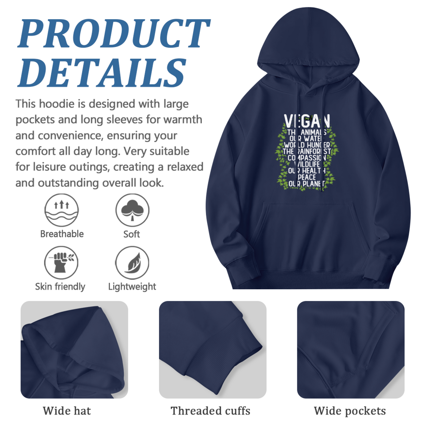 Western Cowboy Skull Graphic Hoodie, Relaxed Cozy Fit