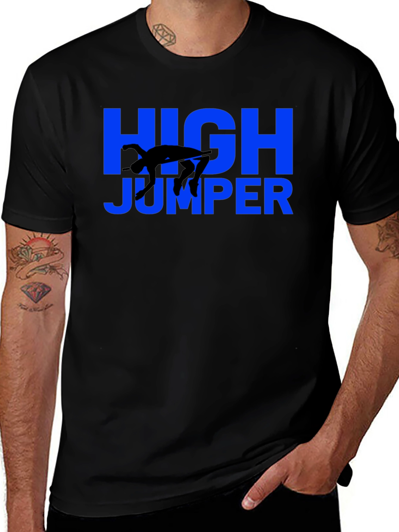 High Jumper Graphic T-Shirt - Athletic Design