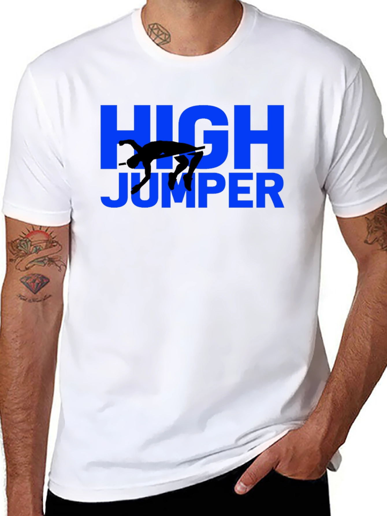 High Jumper Graphic T-Shirt - Athletic Design