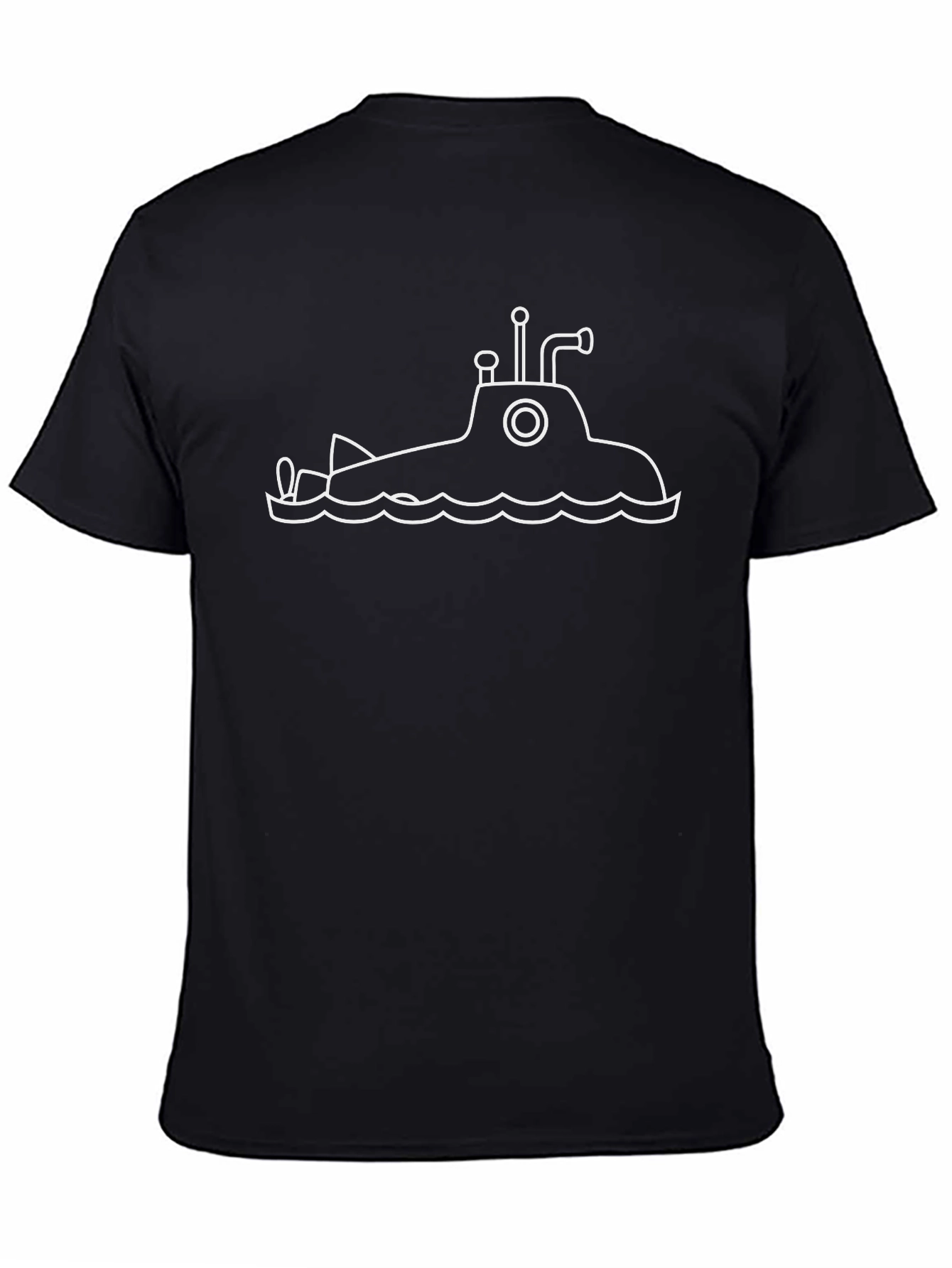 Submarine Graphic T-Shirt - Nautical Style