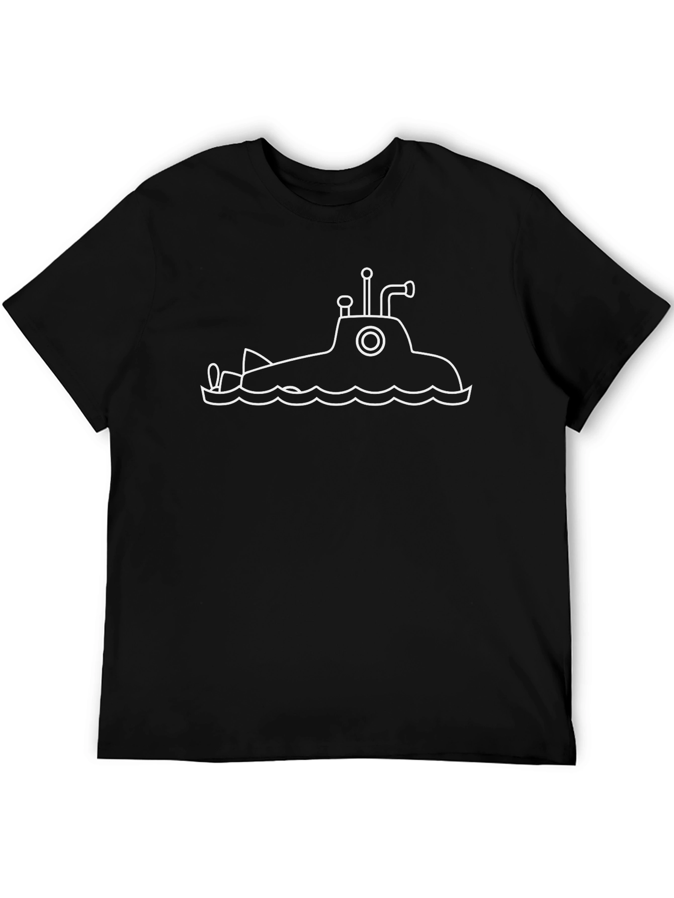 Submarine Graphic T-Shirt - Nautical Style