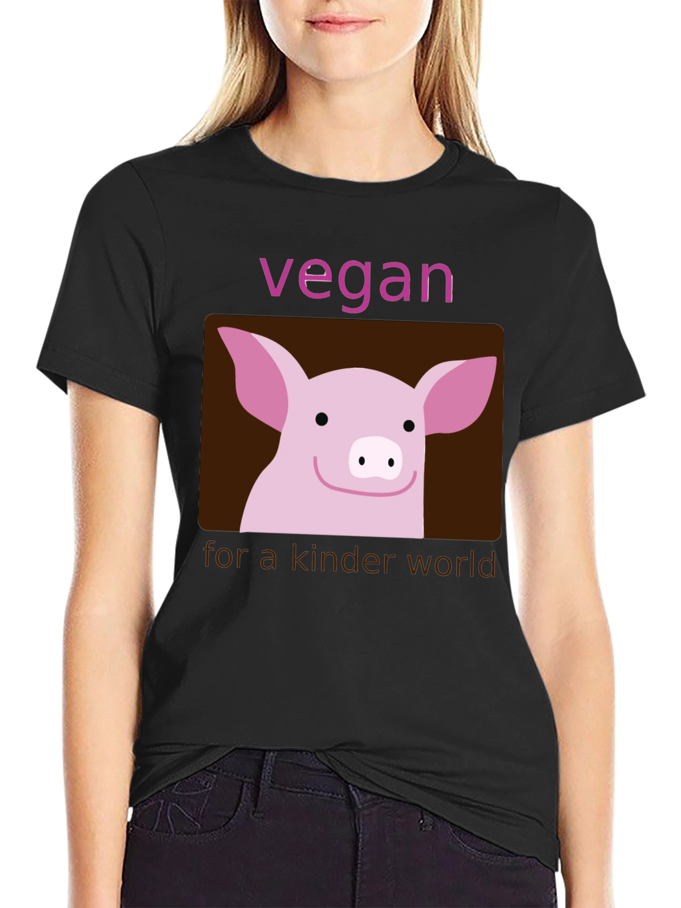 Vegan Pig Graphic T-Shirt