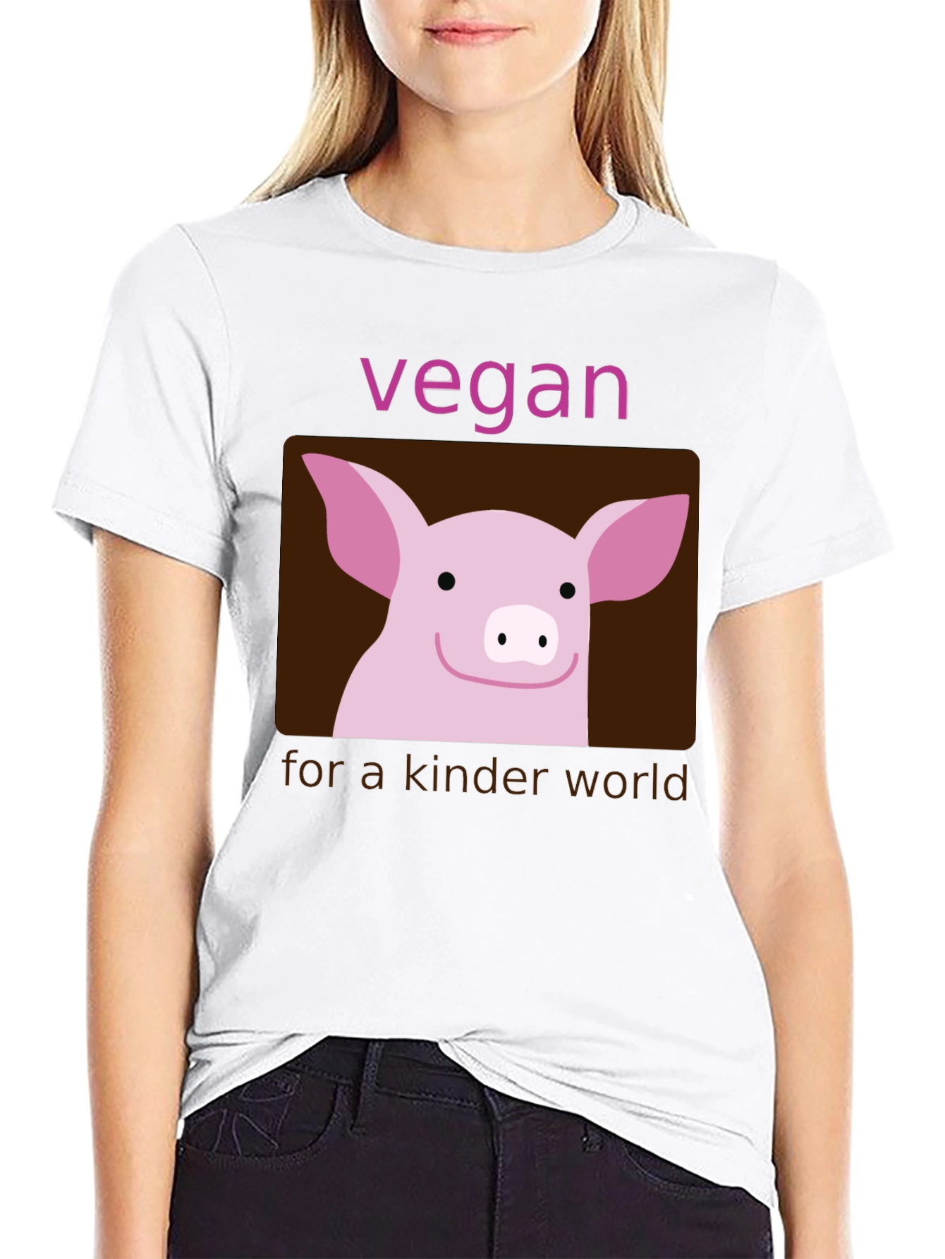 Vegan Pig Graphic T-Shirt