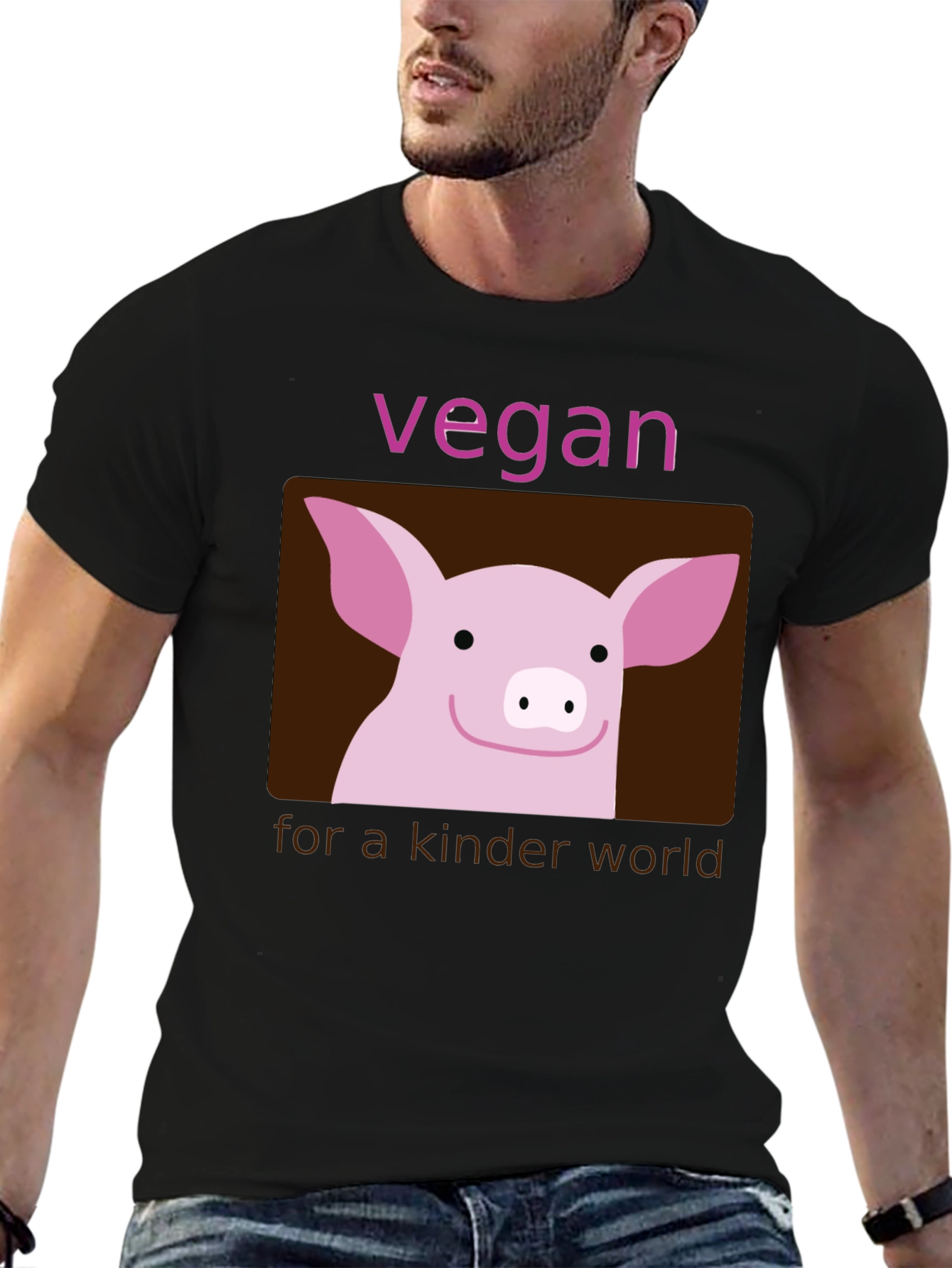 Vegan Pig Graphic T-Shirt