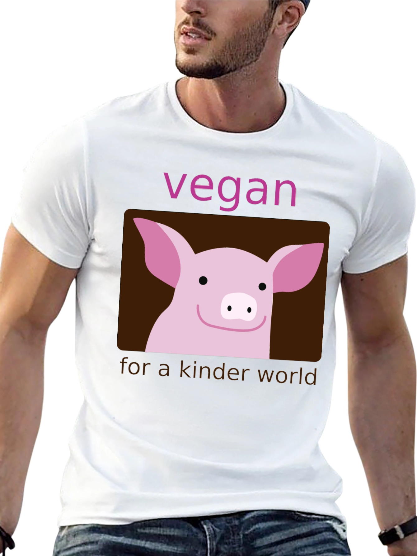 Vegan Pig Graphic T-Shirt
