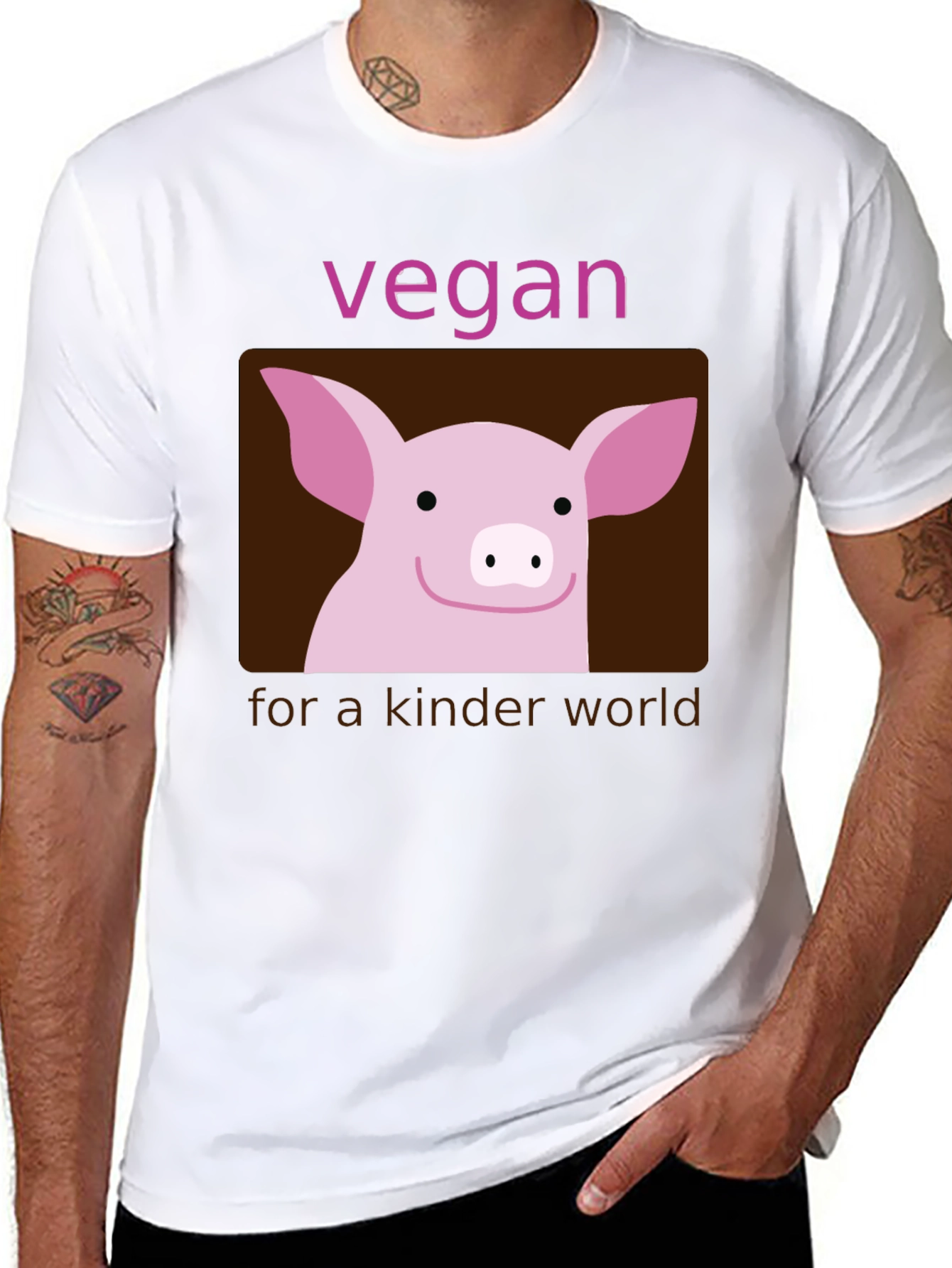 Vegan Pig Graphic T-Shirt