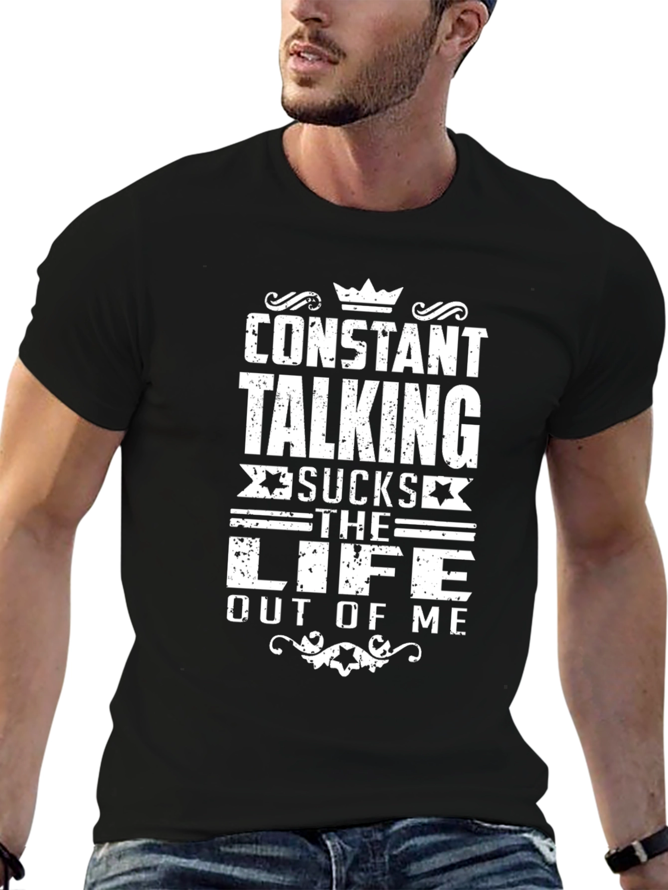 Constant Talking Sucks T-Shirt - Funny Sarcastic Tee