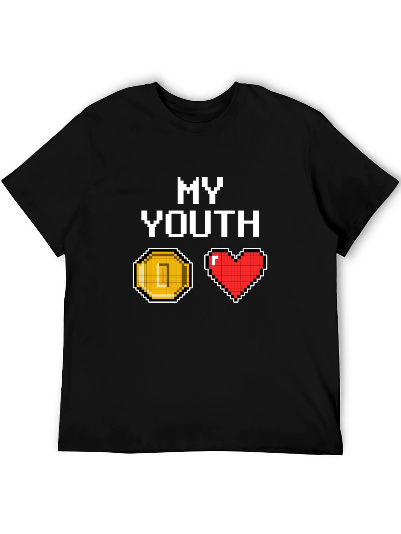 My Youth Pixel Art T-Shirt - Gamer Nostalgia